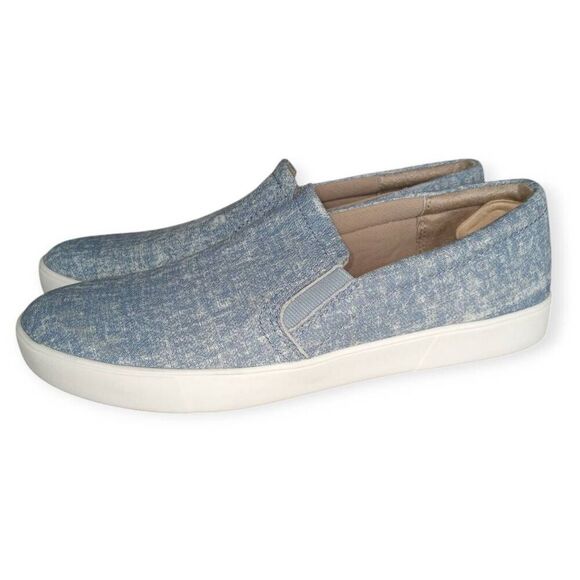 NATURALIZER MARIANNE SLIP ON SNEAKER CLEAR BLUE SKY SUEDE SZ.10 EUC. - Picture 3 of 8